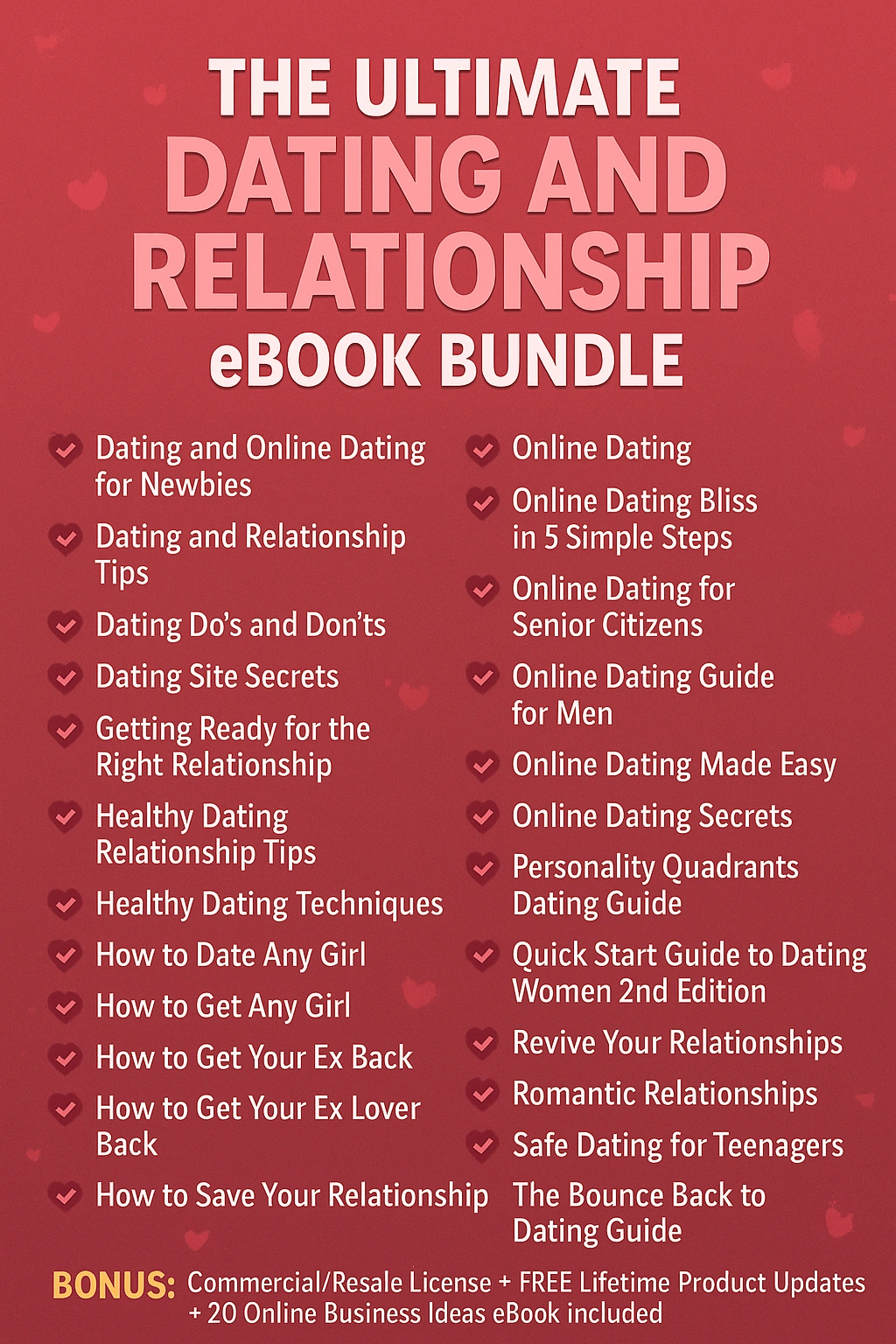 The Ultimate Dating and Relationship EBook Bundle