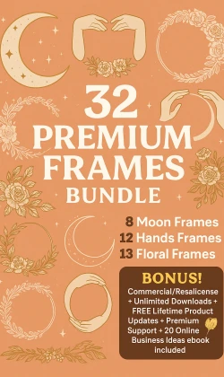 32 Premium Frames Bundle