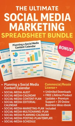 The Ultimate Social Media Marketing Spreadsheet Bundle