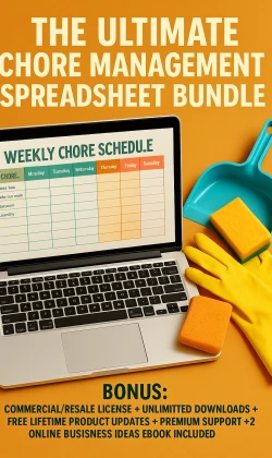 The Ultimate Chore Management Spreadsheet Bundle