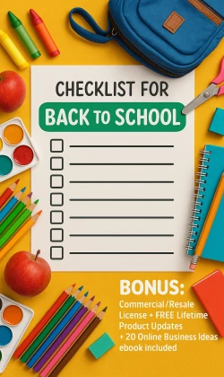 Checklist for Back to School