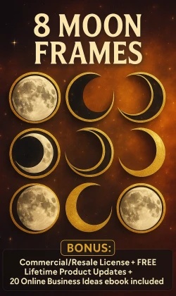 8 Moon Frames