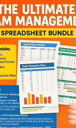 The Ultimate Team Management Spreadsheet Bundle