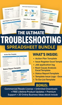 The Ultimate Troubleshooting Spreadsheet Bundle