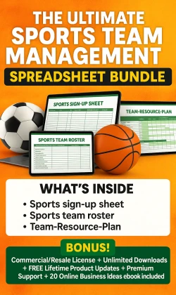 The Ultimate Sports Team Management Spreadsheet Bundle