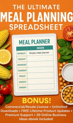 The Ultimate Meal Planning Spreadsheet