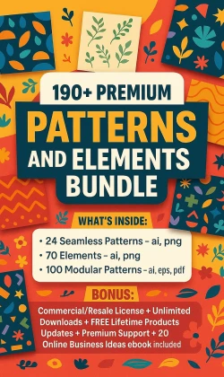 The 190+ Premium Patterns & Elements Bundle