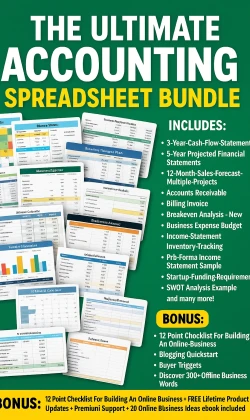 The Ultimate Accounting Spreadsheet Bundle