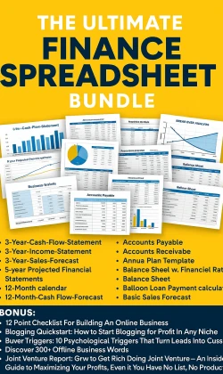 The Ultimate Finance Spreadsheet Bundle