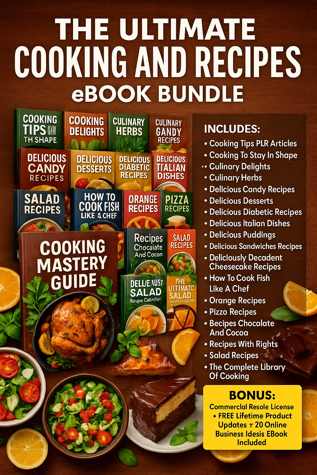 The Ultimate Cooking and Recipes EBook Bundle