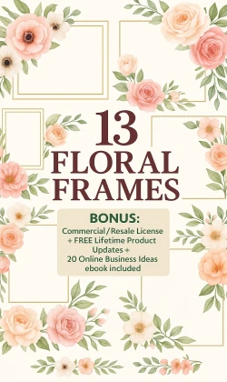 13 Floral Frames
