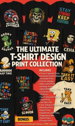 The Ultimate T-Shirt Design Print Collection