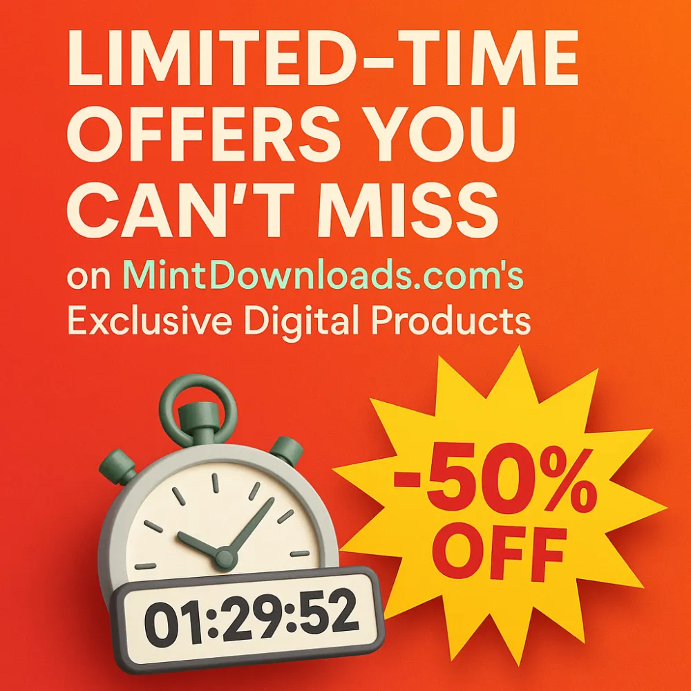 Limited-Time Offers You Can’t Miss on MintDownloads.com’s Exclusive Digital Products