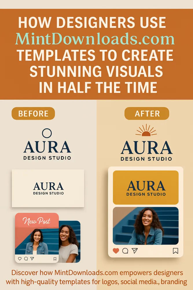 How Designers Use MintDownloads.com Templates to Create Stunning Visuals in Half the Time