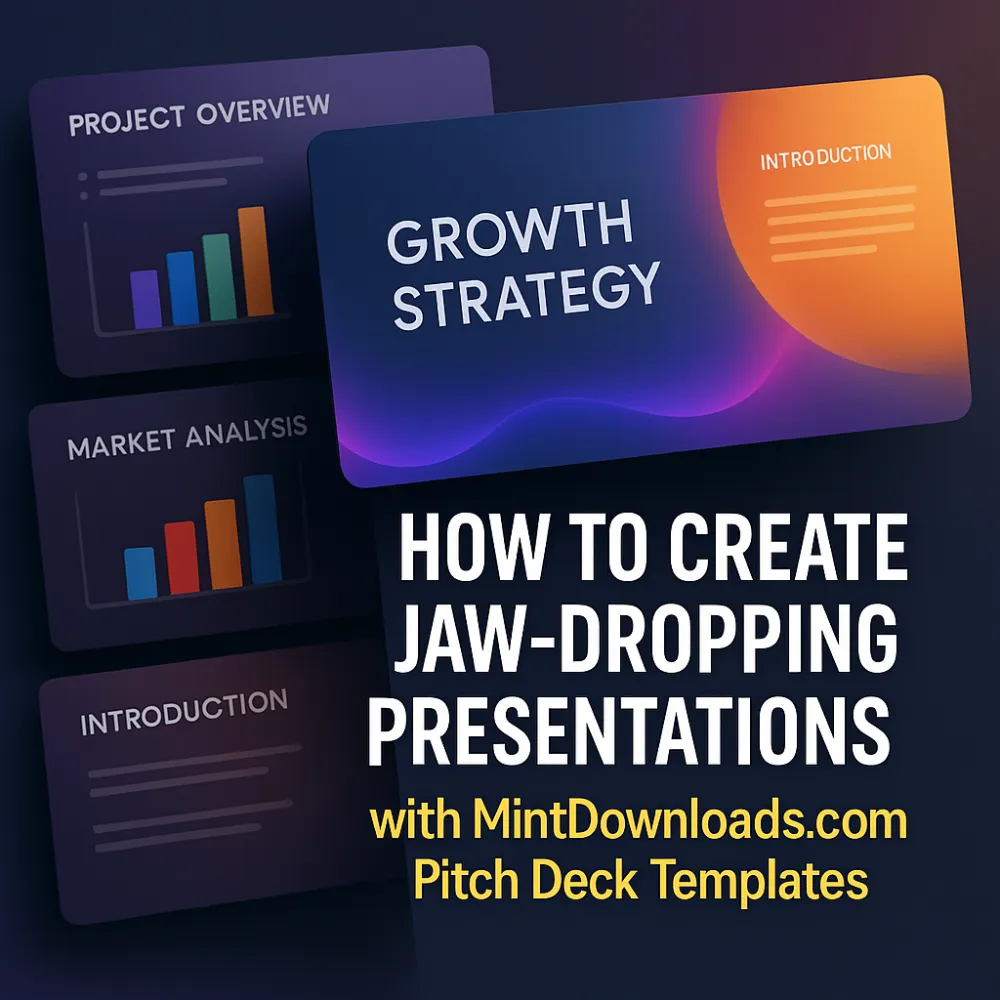 How to Create Jaw-Dropping Presentations with MintDownloads.com Pitch Deck Templates