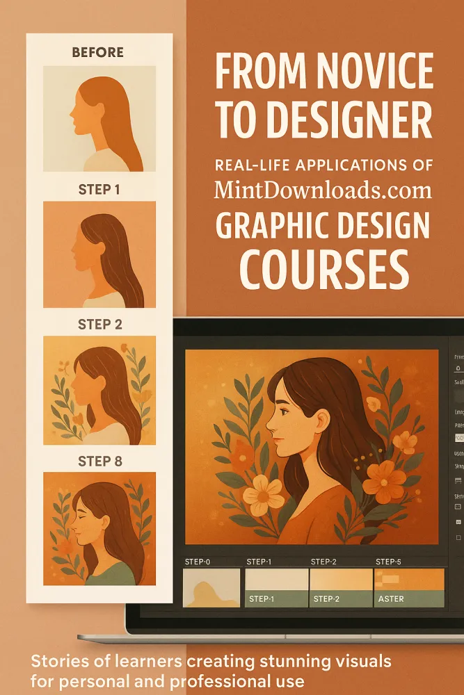 From Novice to Designer: Real-Life Applications of MintDownloads.com Graphic Design Courses