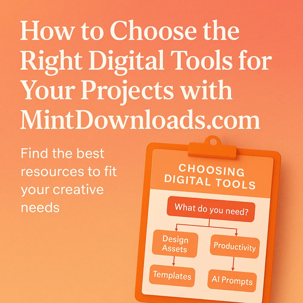 How to Choose the Right Digital Tools for Your Projects with MintDownloads.com