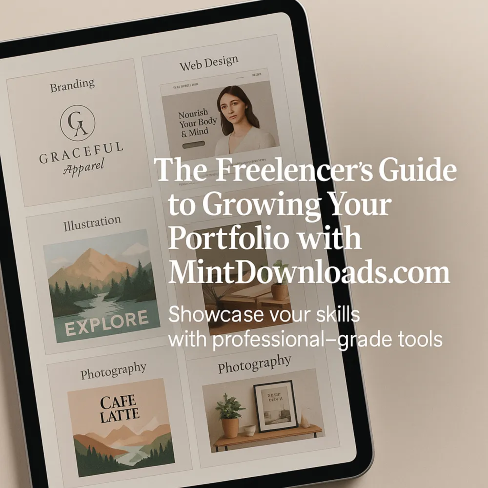 The Freelancer’s Guide to Growing Your Portfolio with MintDownloads.com