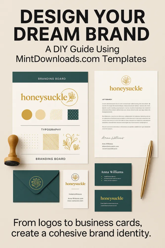 Design Your Dream Brand: A DIY Guide Using MintDownloads.com Templates