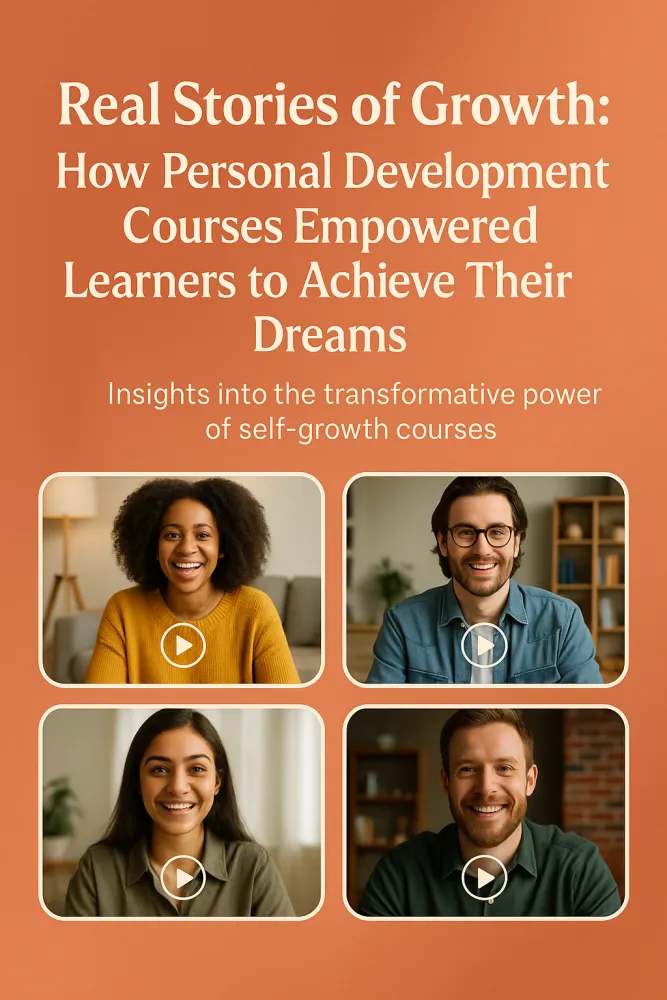 Real Stories of Growth: How Personal Development Courses Empowered Learners to Achieve Their Dreams