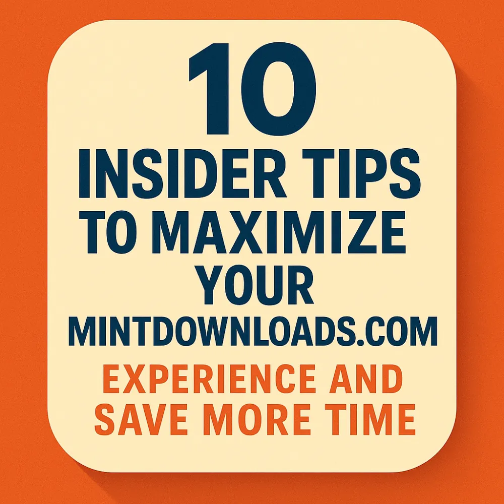 10 Insider Tips to Maximize Your MintDownloads.com Experience and Save More Time