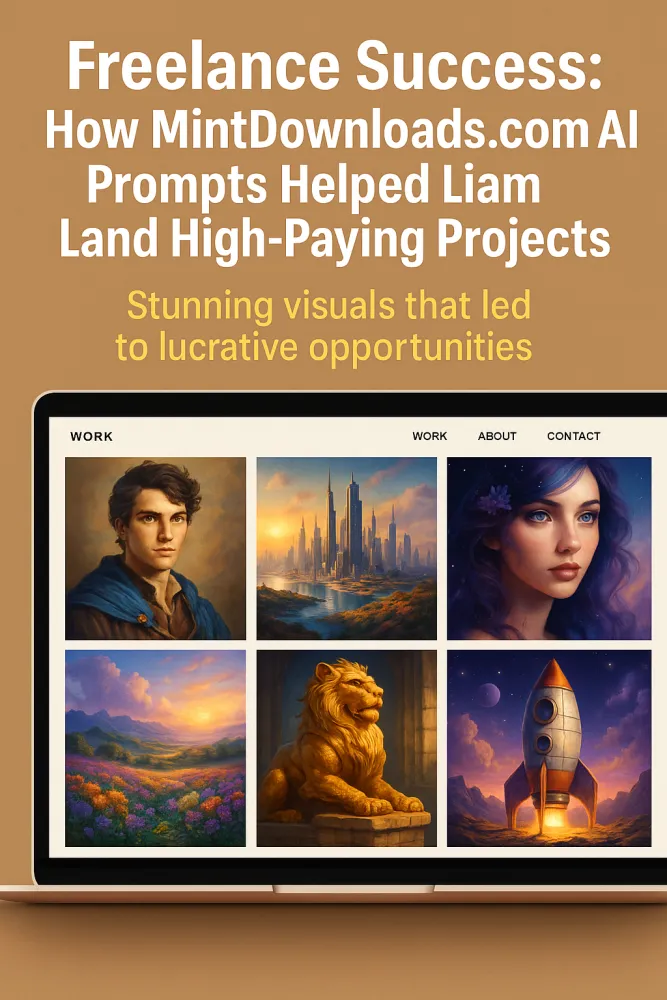 Freelance Success: How MintDownloads.com AI Prompts Helped Liam Land High-Paying Projects
