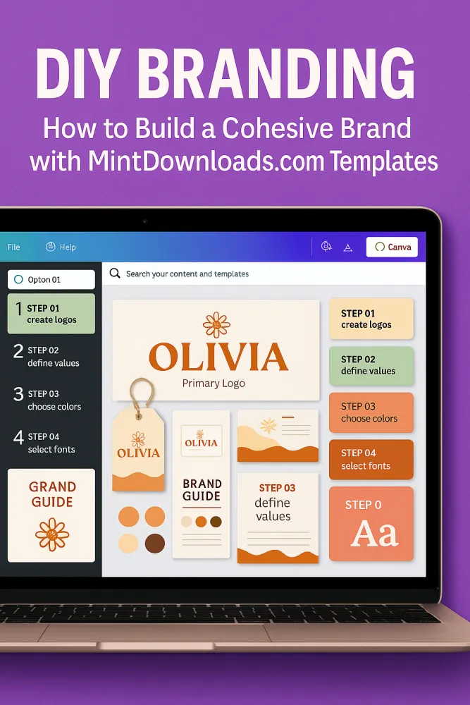 DIY Branding: How to Build a Cohesive Brand with MintDownloads.com Templates